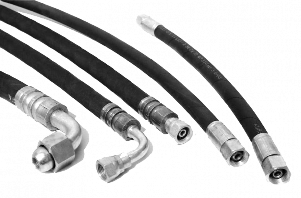 картинка Шланг 2SN, 400 бар, 15м, 6 мм, 1/4"Ш x 1/4"Г от компании Нова Механика