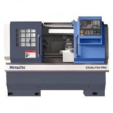 Токарный станок ЧПУ с горизонтальной станиной MetalTec CK 36x750 PRO от компании Нова Механика