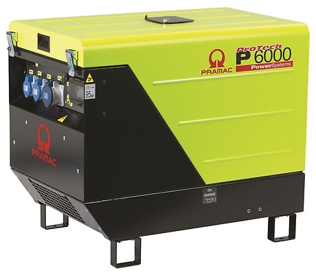 картинка Дизельный генератор Pramac P6000, 400V, IPP, в кожухе от компании Нова Механика