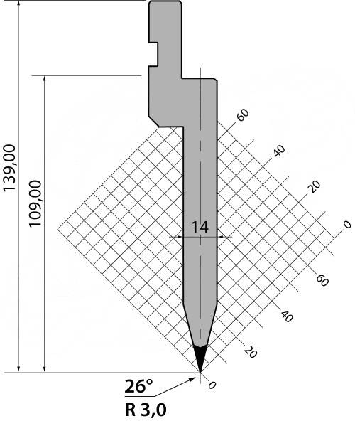 Пуансон тип Promecam PU.117.26.R3 от компании Нова Механика