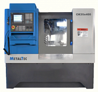 картинка Токарный станок c ЧПУ с горизонтальной станиной MetalTec CK 35x400 компании Нова Механика